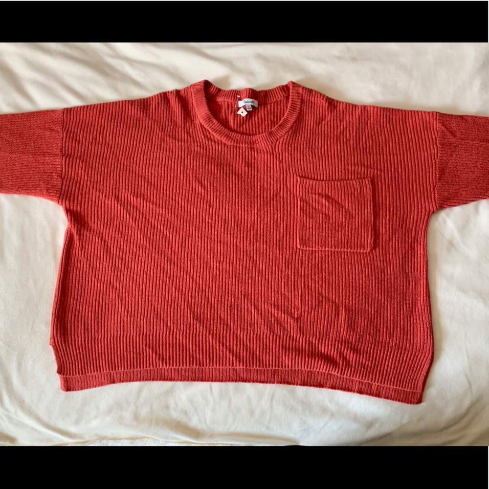 Madewell NWOT Thompson Pocket pullover